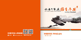 中国平安中国风画册版式设计